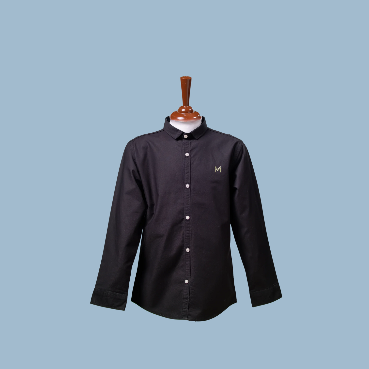 Black Button-Down Shirt  | Ages 2-10 Years